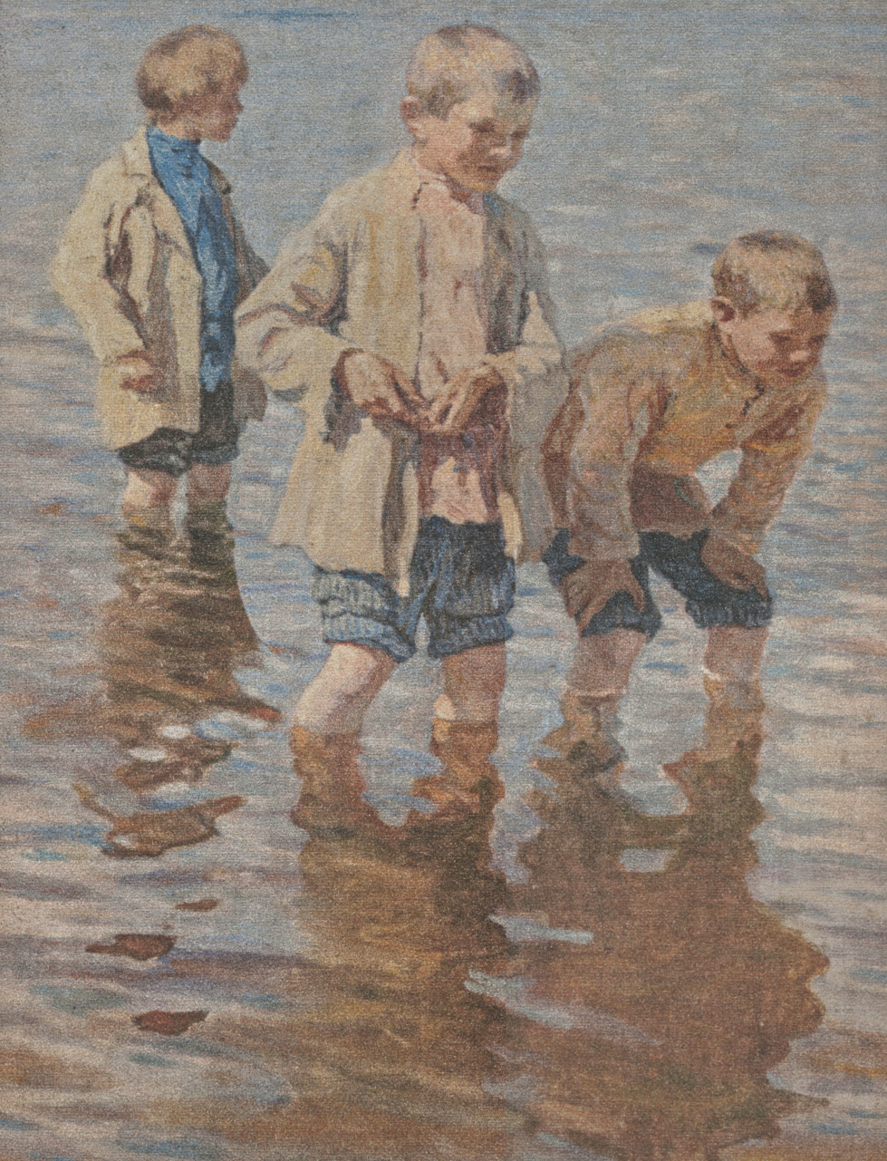 Children playing around the riverside, 2022, Archival pigment print, 594x841mm